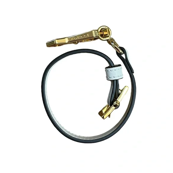 Gucci White Leather Shoulder Bag Strap $450.00 - Picture 7 of 8